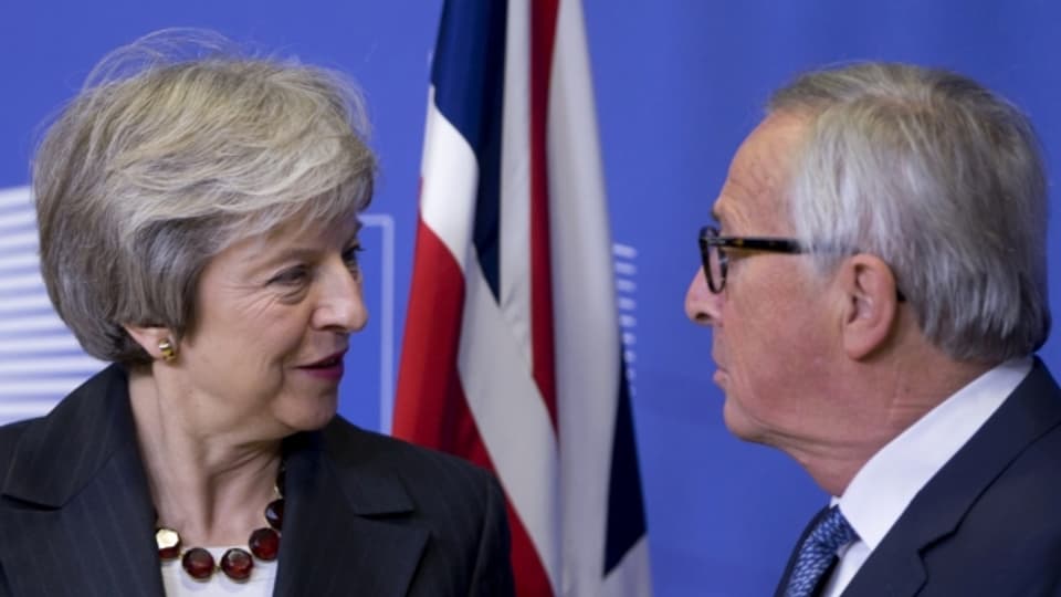 Theresa May und Jean-Claude Juncker haben sich noch einmal getroffen.