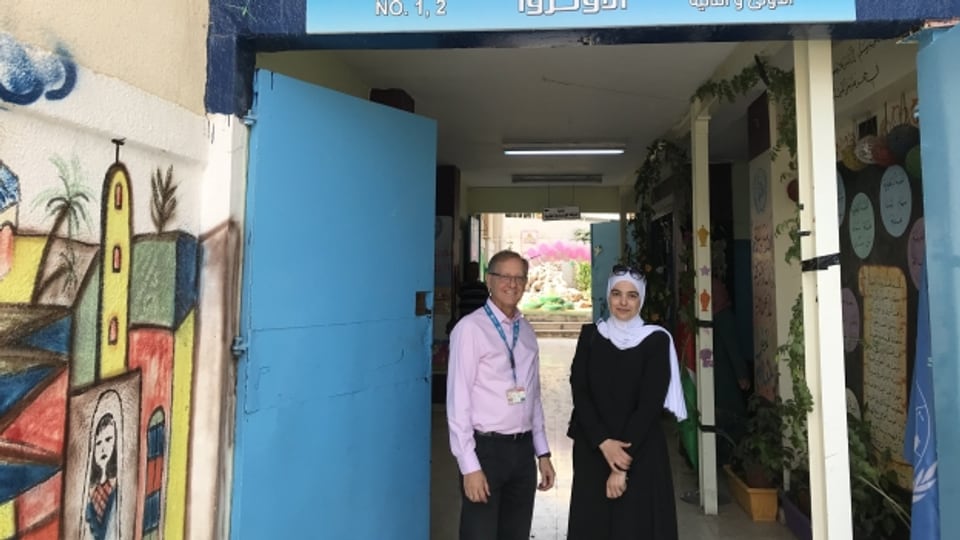 Eine Schule in Jordanien - geführt vom Uno-Palästinenser-Hilfswerk UNRWA.