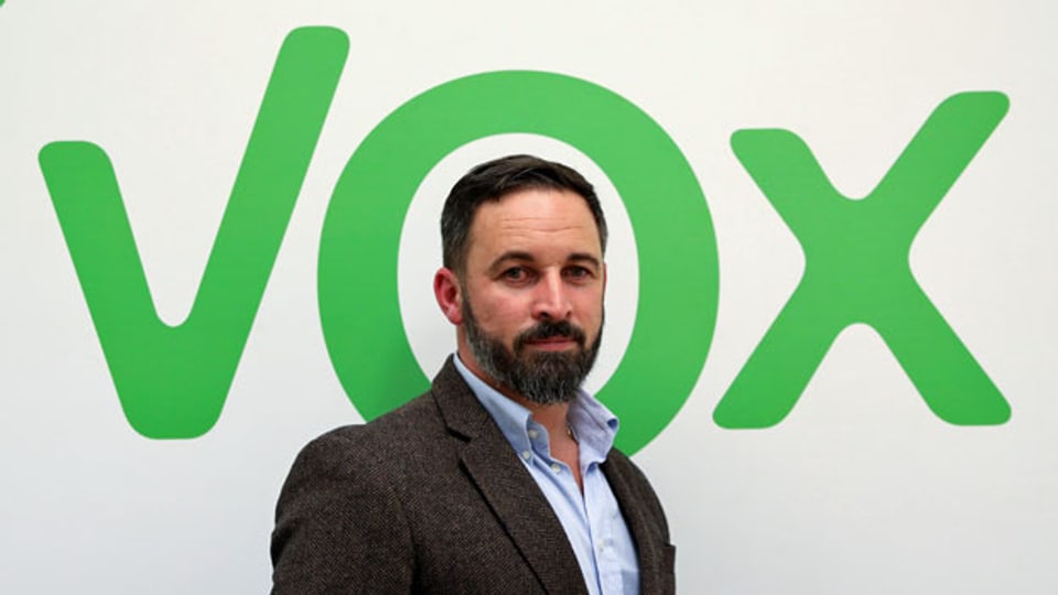 Santiago Abascal, Parteichef von Vox.
