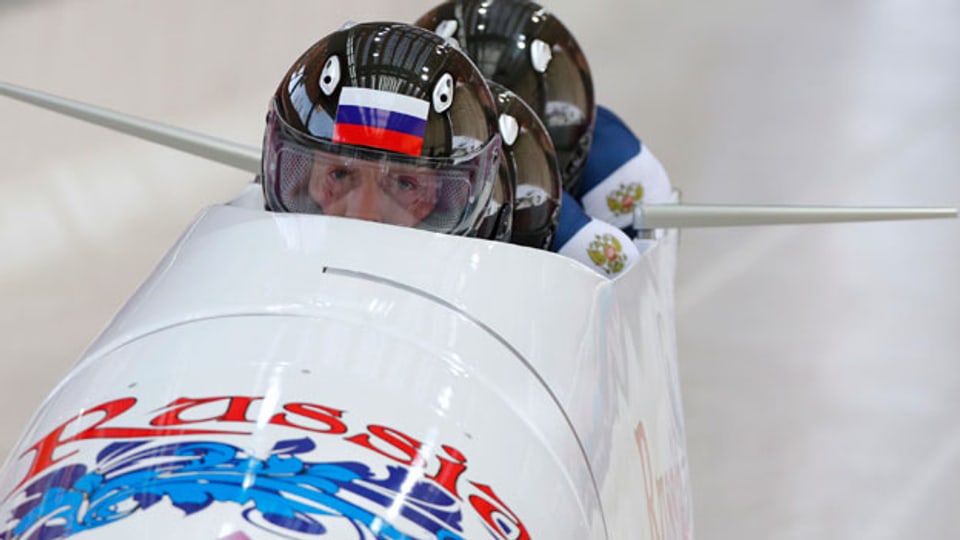 Alexander Subkow ist Bob-Olympiasieger. Aber nur in Russland.