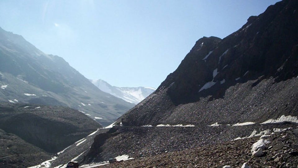 Das Karakorum-Massiv im pakistanischen Himalaja.