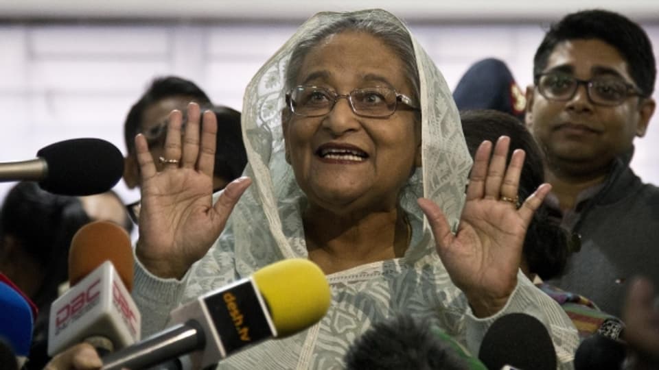 Premierministerin Sheikh Hasina, Bangladesch.