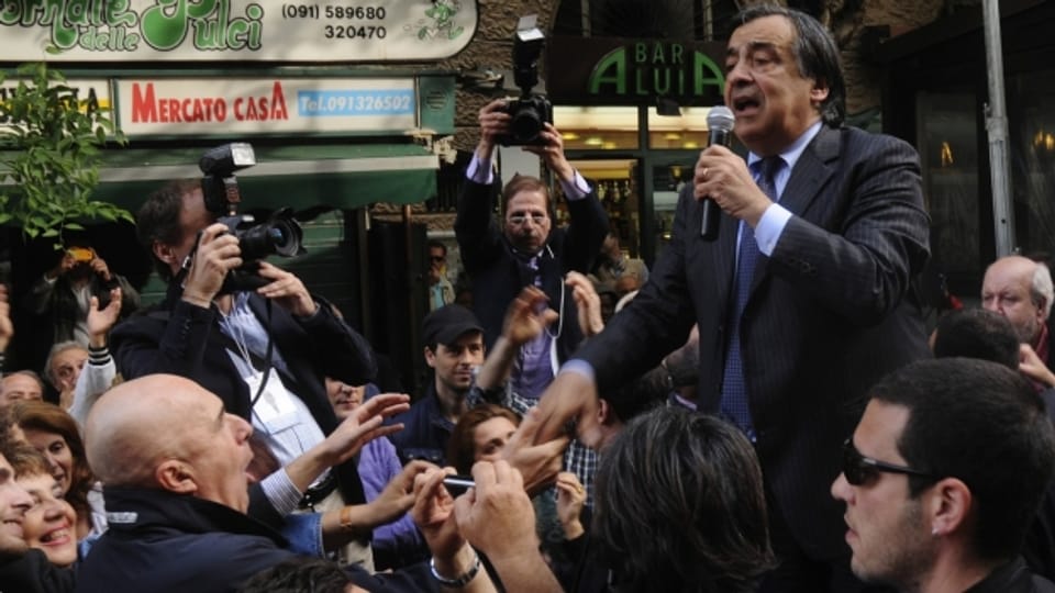 Rebelliert gegen das ein Gesetz der italienischen Regierung: Bürgermeister Leoluca Orlando