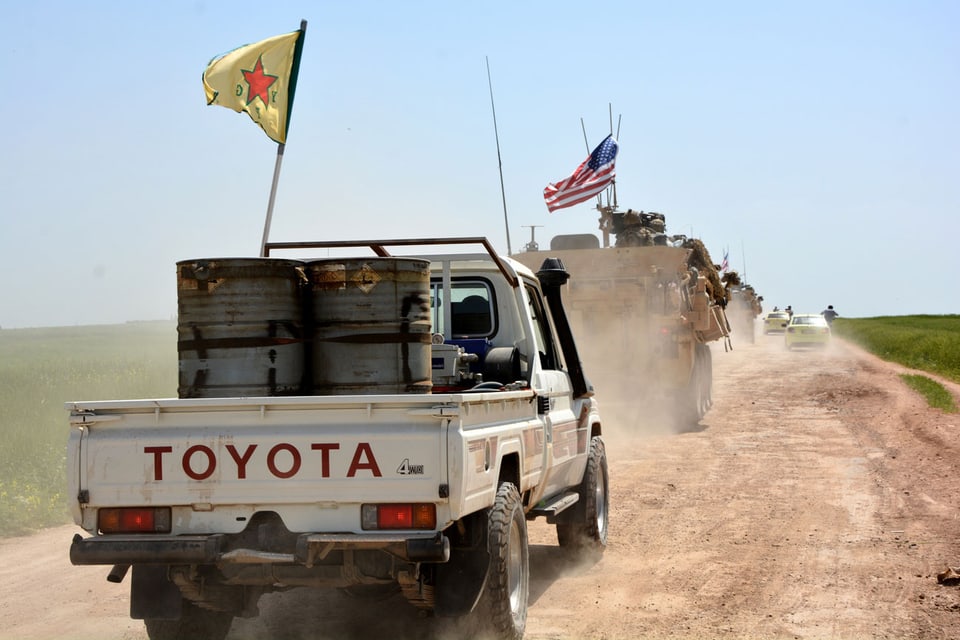 Kurdische und US-Truppen im Norden Syriens