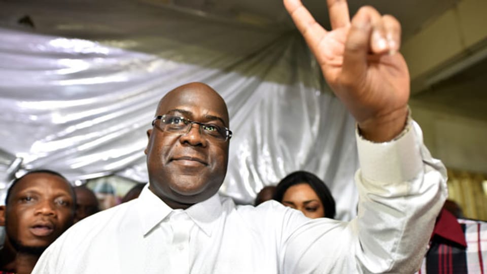 Oppositionskandidat Félix Tshisekedi gewinnt überraschend in Kongo.