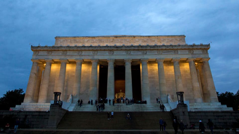 Lincoln Memorial in Washington.