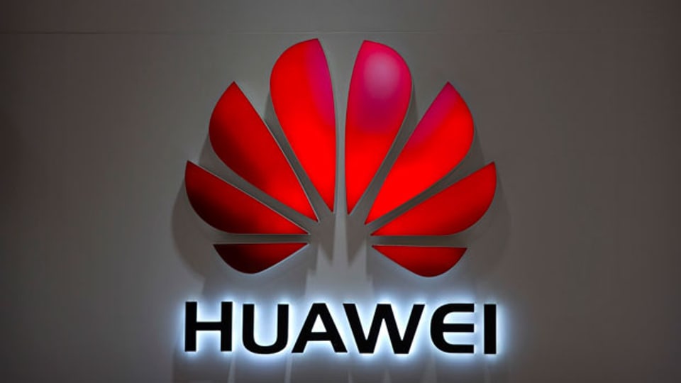 Das Logo des chinesischen Telekomkonzerns Huawei.