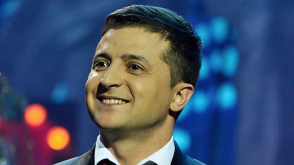 Wladimir Selenski der Komiker kandidiert für die ukrainischen Präsidentschaftswahlen