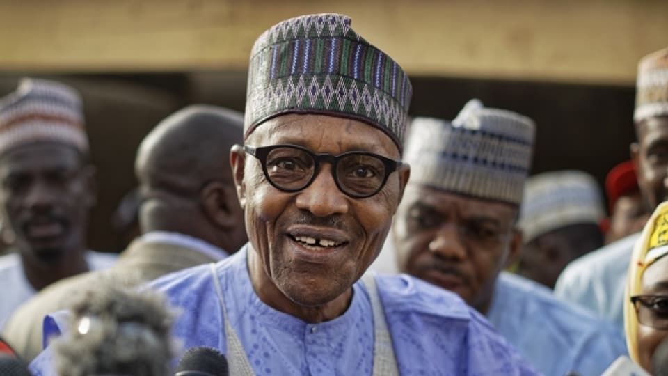 Wiederwahl geschafft: Nigerias Präsident Muhammadu Buhari wird deutlich im Amt bestätigt.