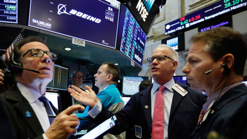 Die Aktienkurse der Boeing an der Wall Street sind stark am Fallen.