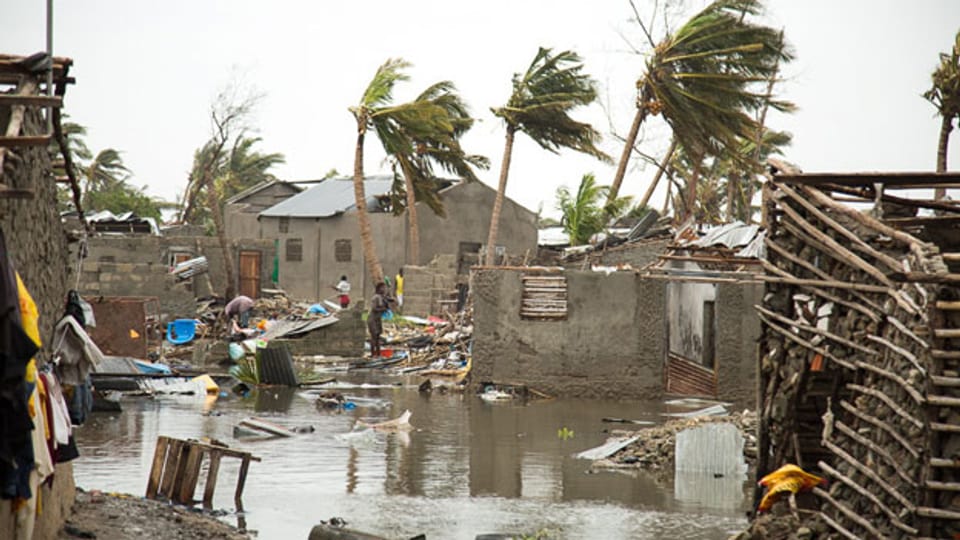 Der Wirbelsturm Idai zerstörte die Küstenstadt Beira in Mosambik.