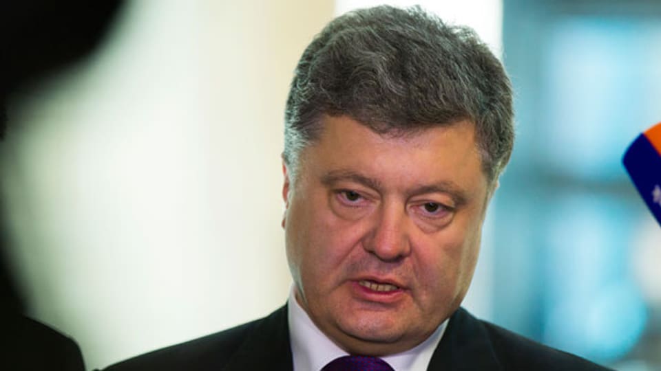 Petro Poroschenko, Präsident der Ukraine.