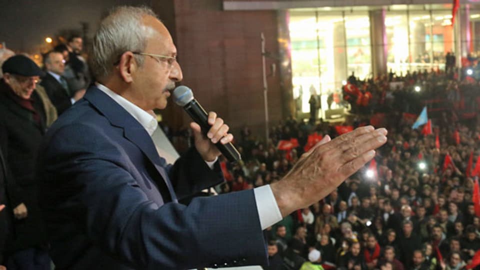 Der Vorsitzende der Oppositionspartei der Republikanischen Volkspartei (CHP) Kemal Kilicdaroglu in Ankara. Ist die Ära Erdogan in der Türkei vorbei?