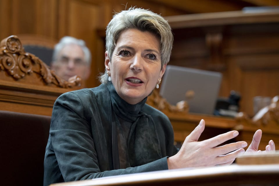 Justizministerin Keller-Sutter