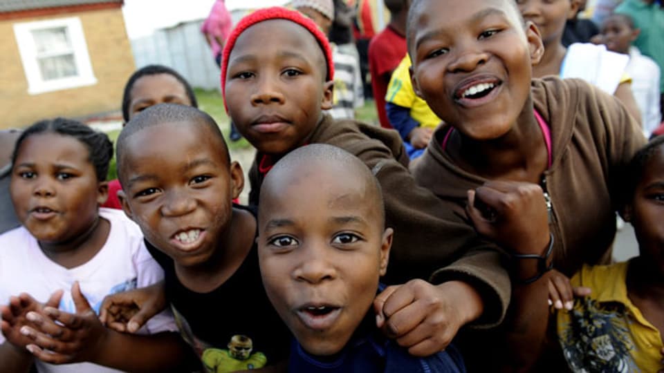 Spielende Kinder in Südafrika. Symbolbild.