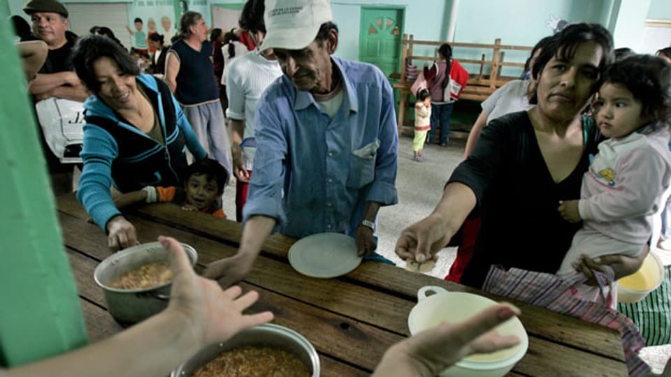 Suppenküche in Buenos Aires.