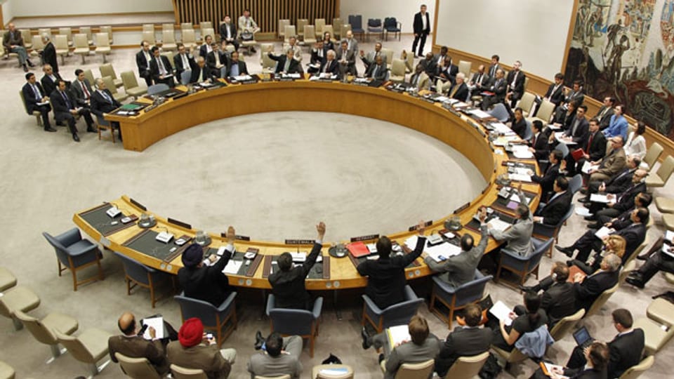 Sicht auf den Uno-Sicherheitsrat.