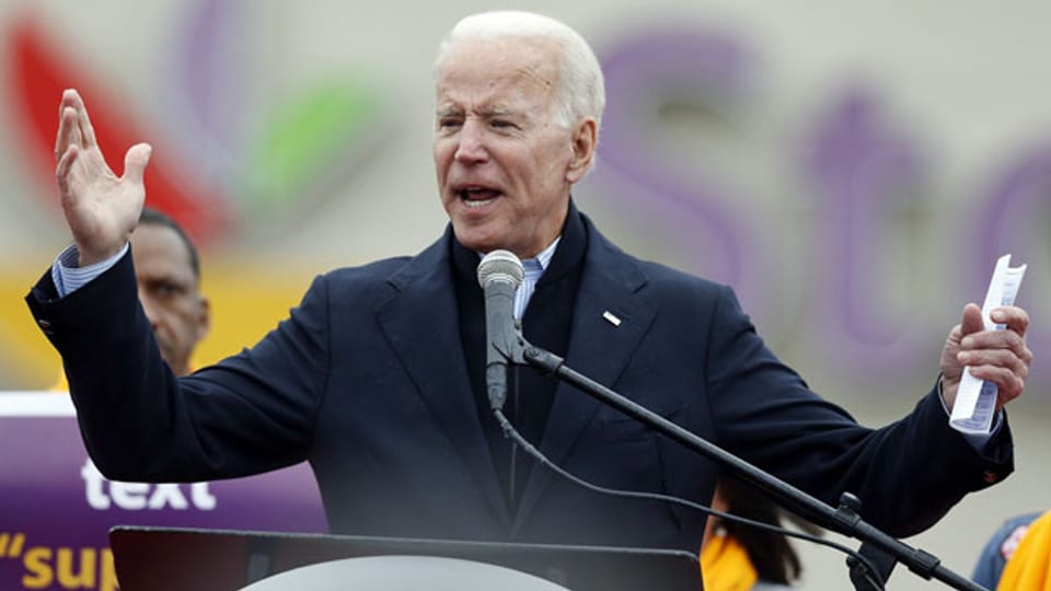 Der ehemalige US-Vizepräsident Joe Biden will für die Präsidentschaftswahl kandidieren.