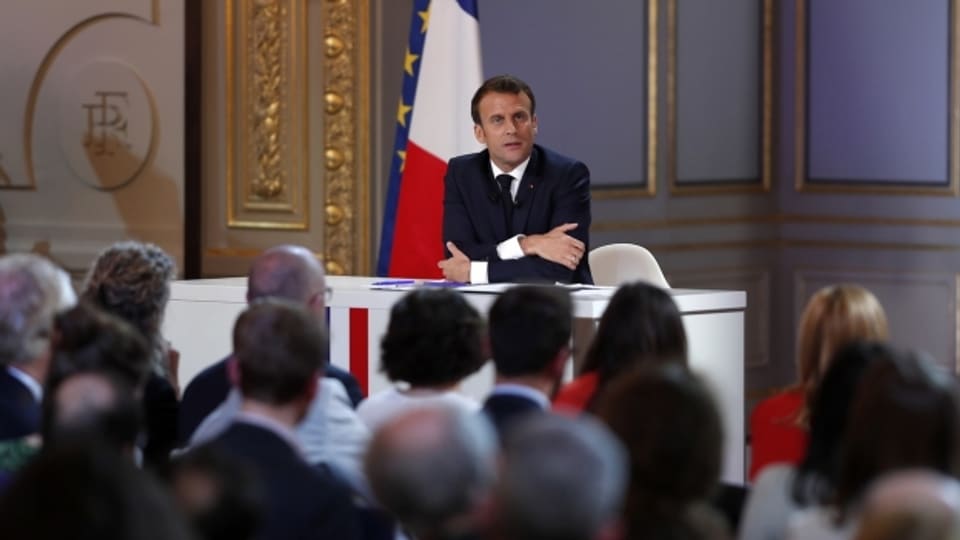 Macron: «Unser nationales Projekt muss gerechter werden.»