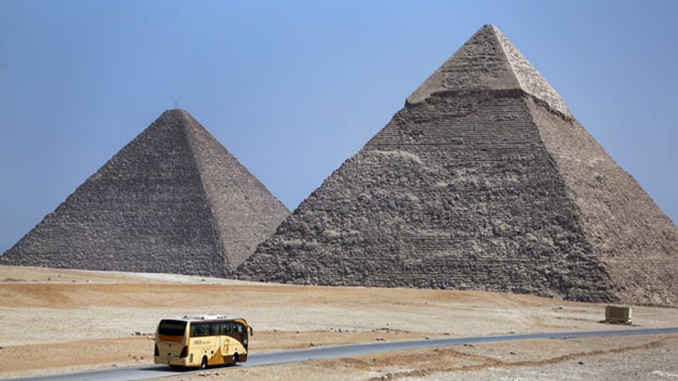 Die Pyramiden von Gizeh in Ägypten.