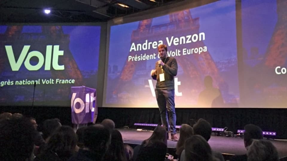 Andrea Venzon, Präsident von Volt Europa