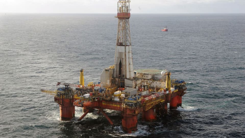 Die Bohrinsel des norwegischen Ölkonzerns Statoil im in der Nordsee.