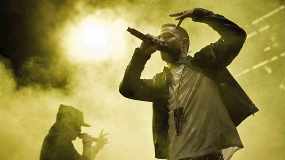 Der deutsche Rapper Bushido am Openair in Frauenfeld.