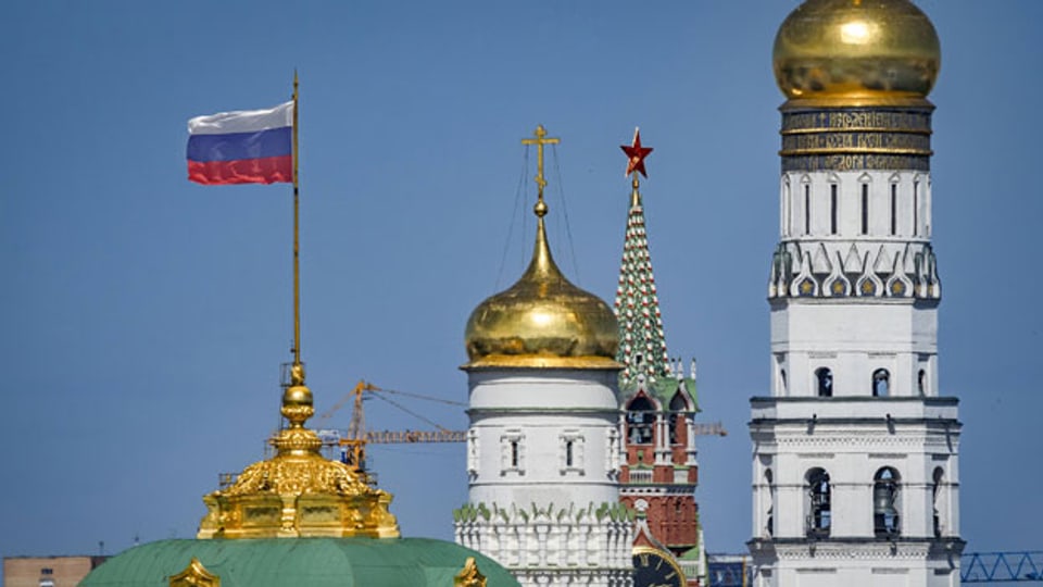 Blick auf den Moskauer Kreml.