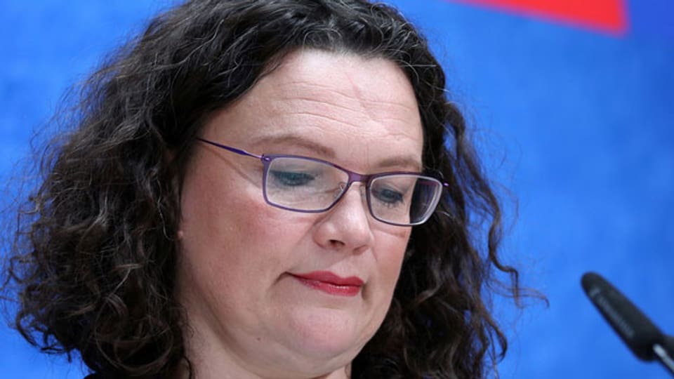 SPD-Parteichefin Andrea Nahles.