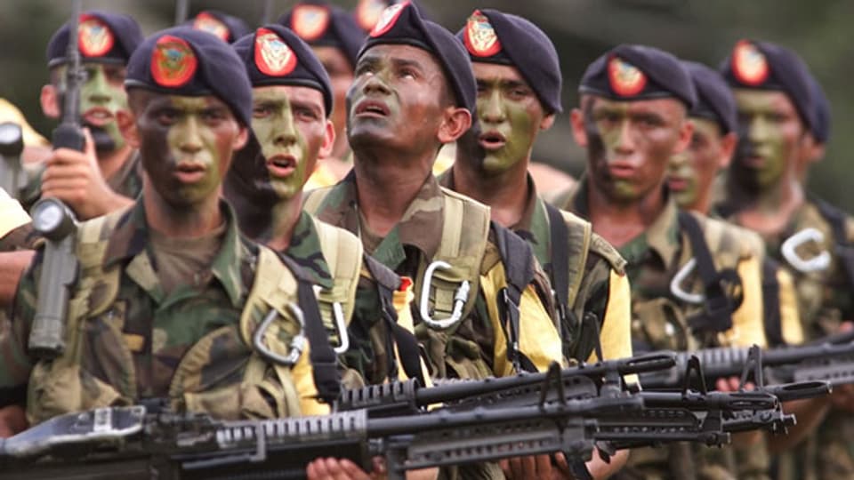 Soldaten des kolumbianischen Militärs.