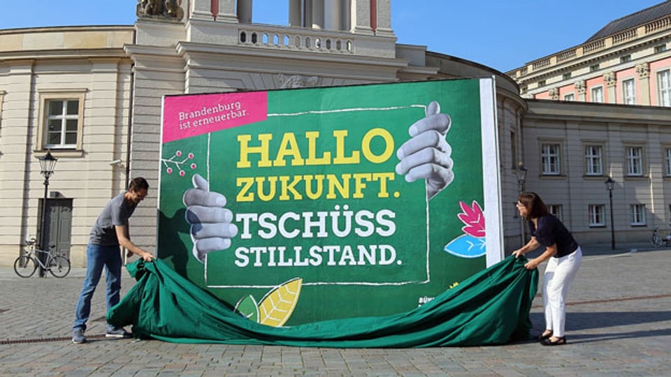 Wahlkampfauftakt von Bündnis 90 Die Grünen für die Landtagswahl in Brandenburg. Die Wahl findet am 1. September 2019 statt.