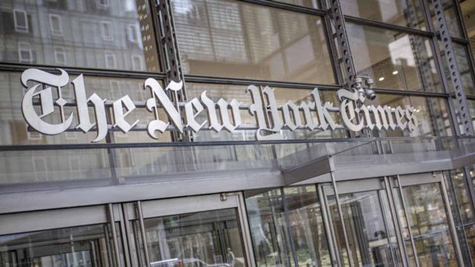 Das Logo der New York Times.
