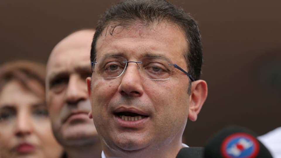 Ekrem Imamoglu von der Oppositionspartei wird der neue Bürgermeister von Istanbul.