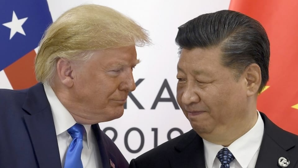 Trump und Xi in Osaka, Japan.