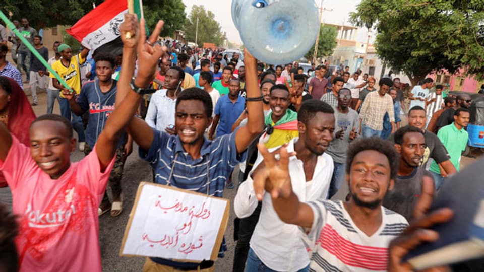 Proteste in der Hauptstadt Khartum.