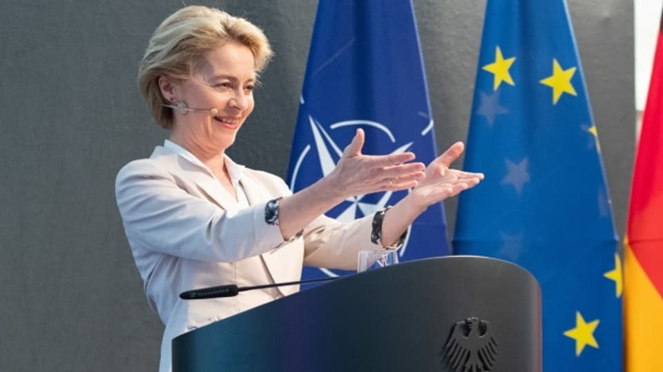 Die deutsche Verteidigungsministerin Ursula von der Leyen bei einem Anlass in Berlin im Mai 2019.
