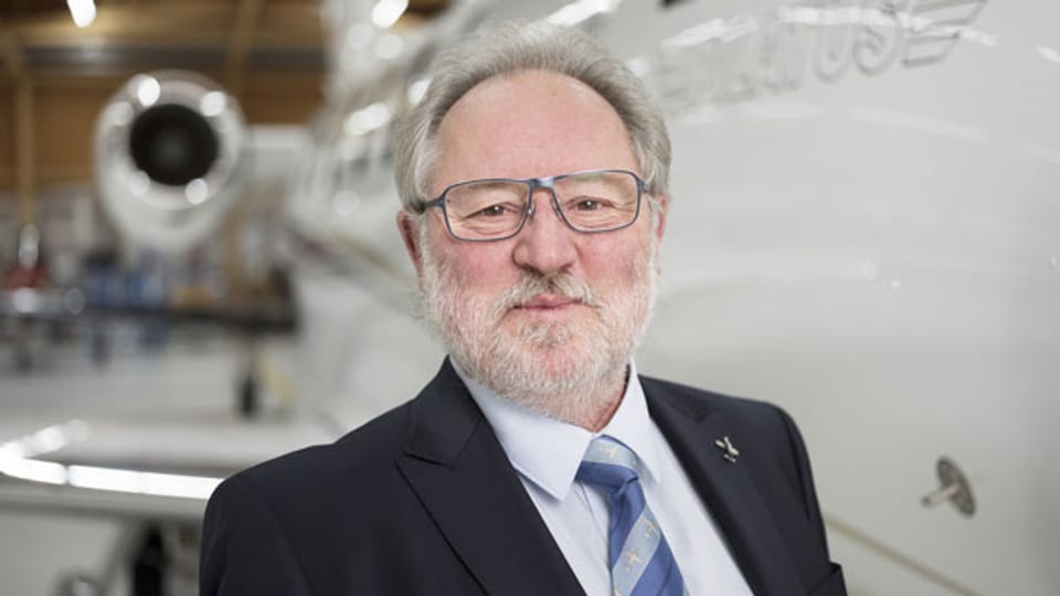 Oscar J. Schwenk, Präsident der Pilatus Flugzeugwerke