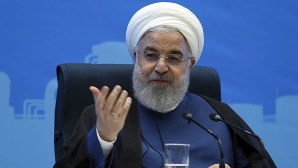 Der iranische Präsident Hassan Rohani erklärte, sein Land sei bereit, mit ihm zu verhandeln die Vereinigten Staaten, wenn Washington seine Wirtschaftssanktionen aufhebt.