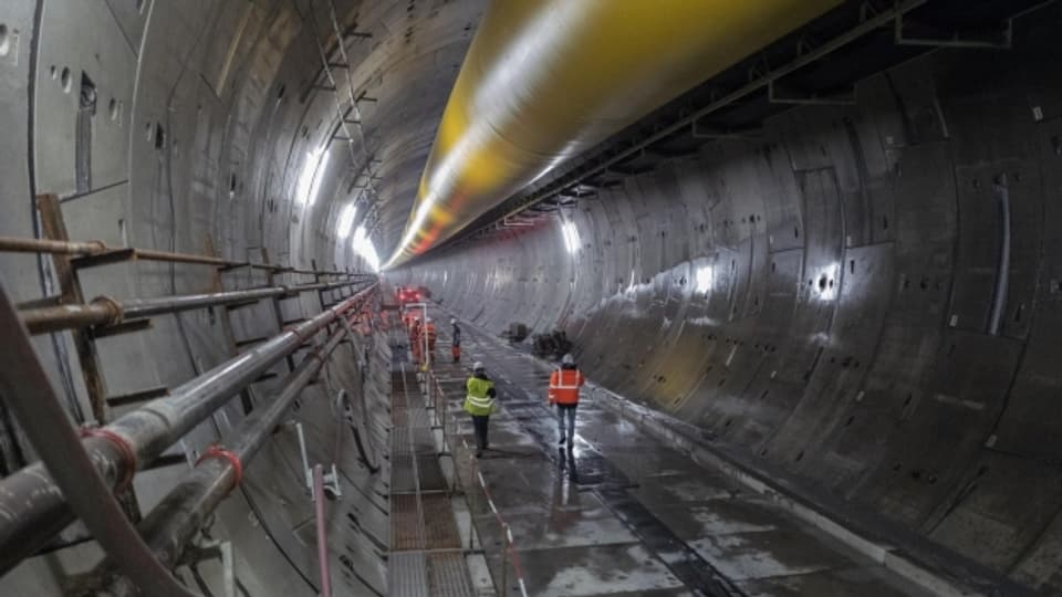 Frankreich hat schon mehrere Kilometer des Tunnels gebaut.