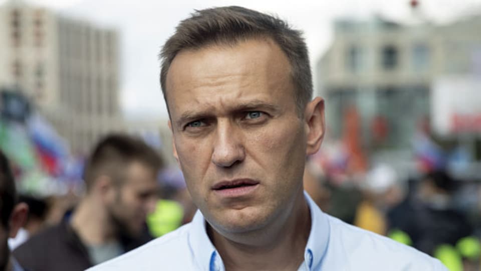 Der russische Oppositionsführer Alexej Nawalny. Sein Arzt sagte, er sei im Gefängnis vergiftet worden.