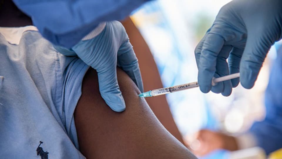Ebola-Impfung in der Stadt Mbandaka in Kongo.