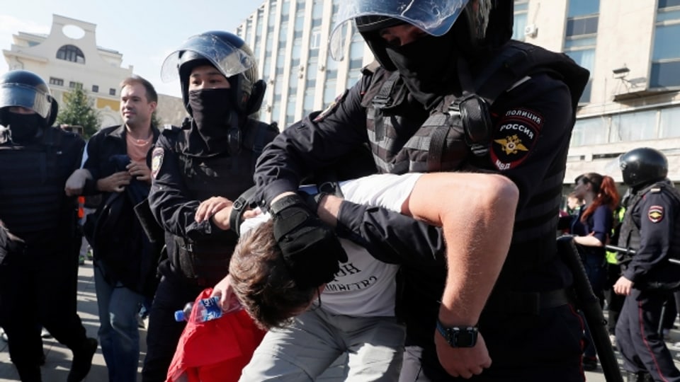 Erneut Proteste in Moskau