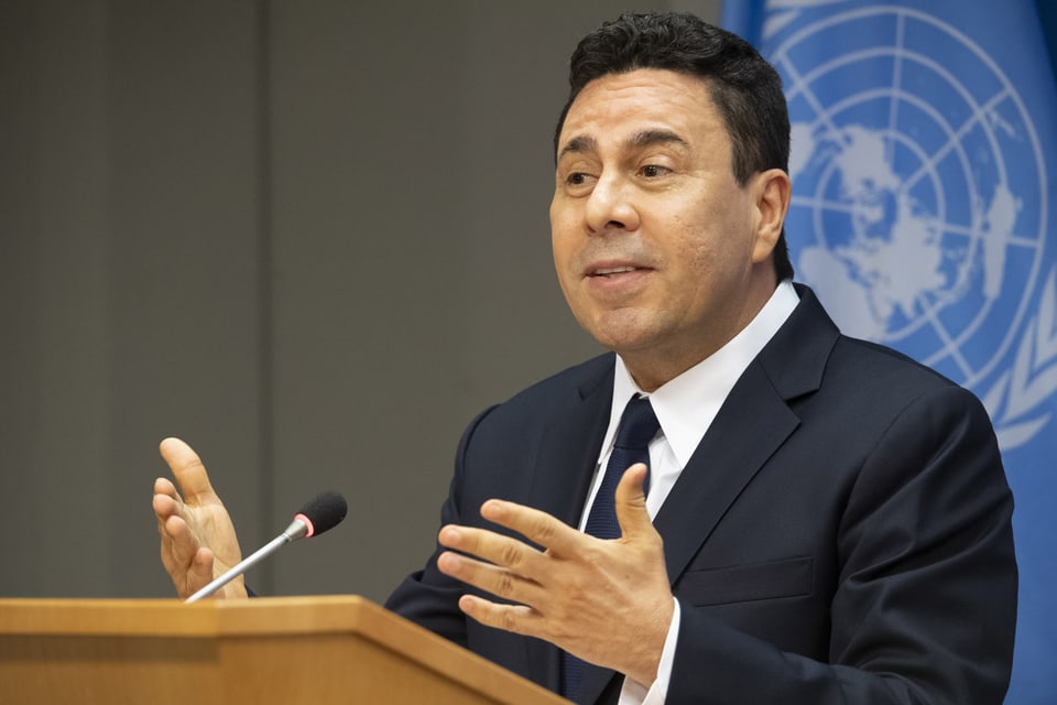 Venezuelas UNO-Botschafter Samuel Moncada