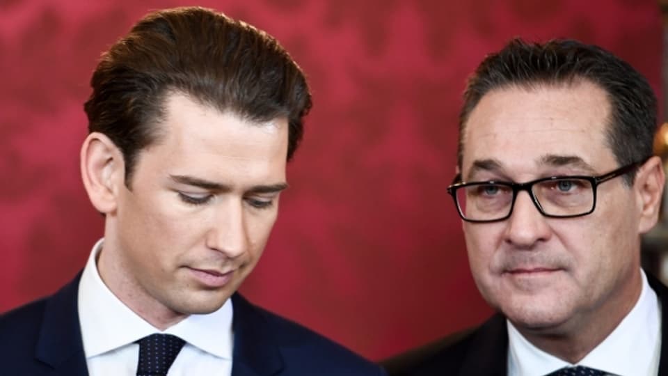 Österreich: Ex-Kanzler Kurz und sein ehemaliger Koalitionspartner Strache.