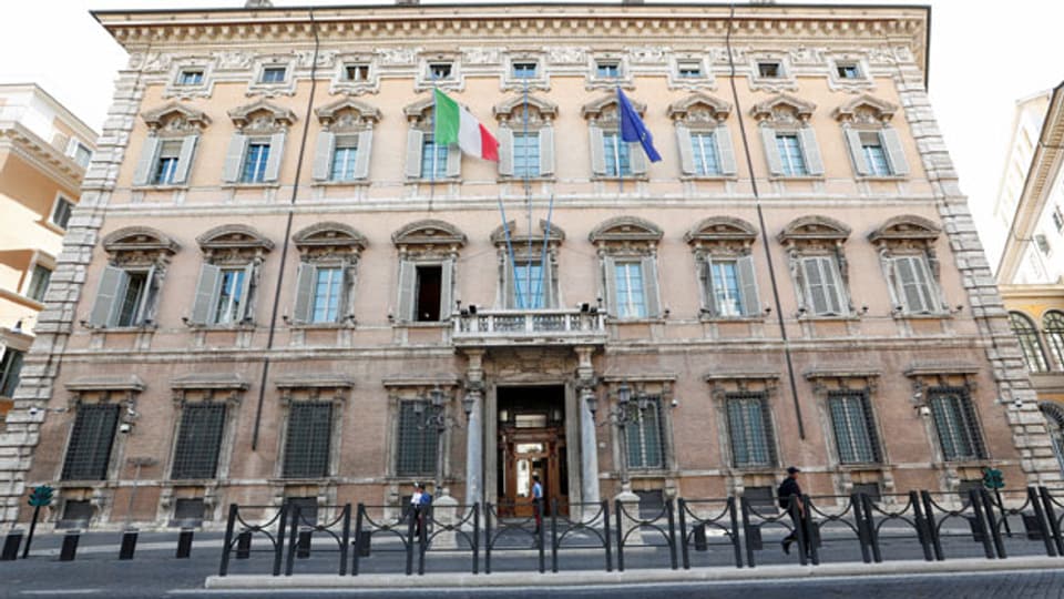 Die italienischen Fraktionsvorsitzenden treffen sich am Montag im italienischen Senat in Rom.