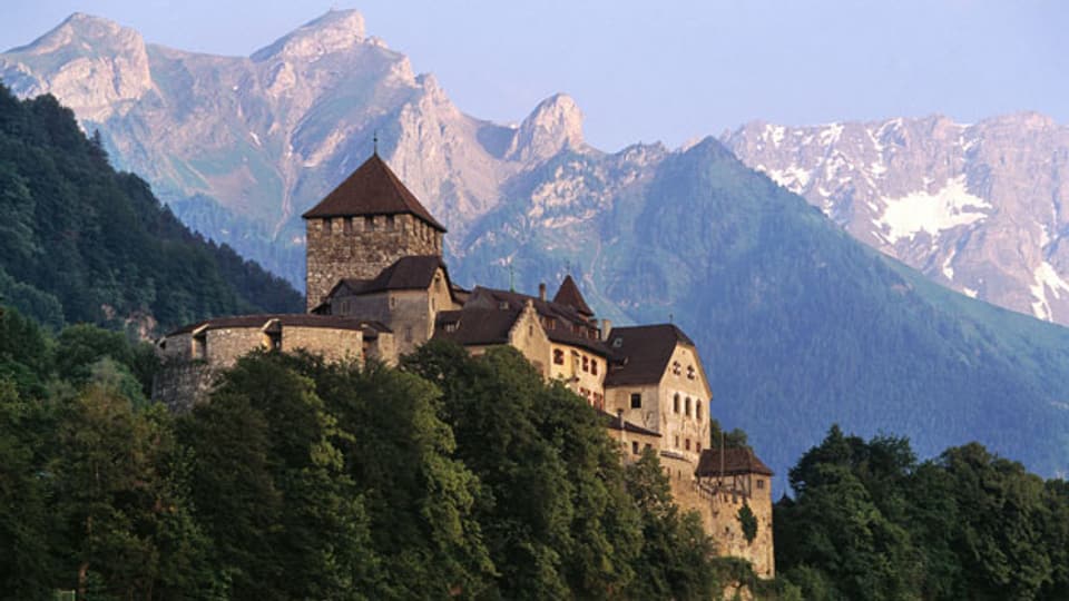 Das Schloss in Vaduz, Fürstentum Liechtenstein.