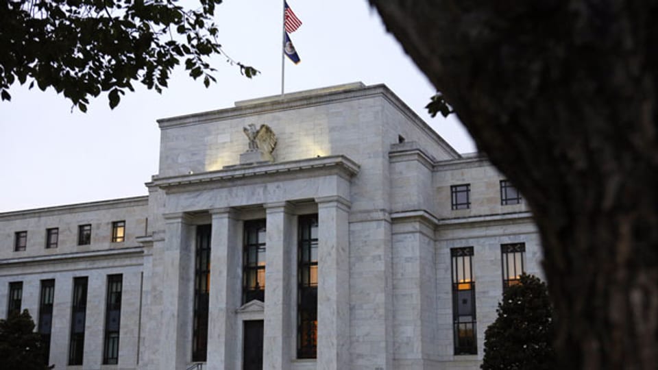 Das Gebäude der amerikanischen Notenbank in Washington.