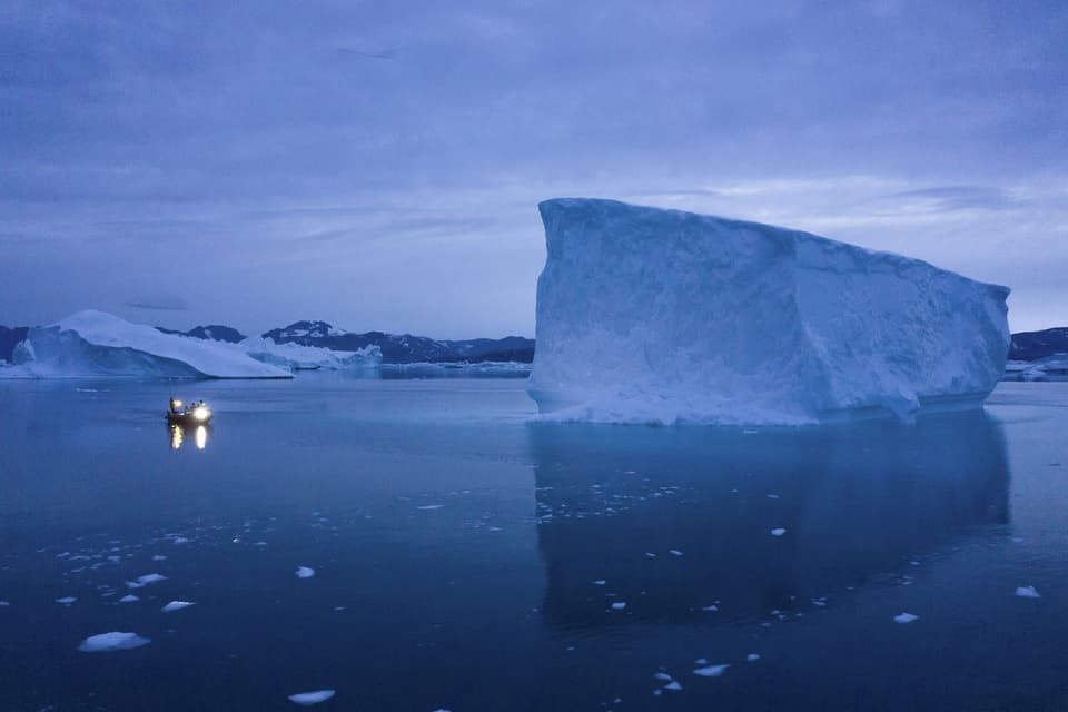 Eisberg in Grönland.