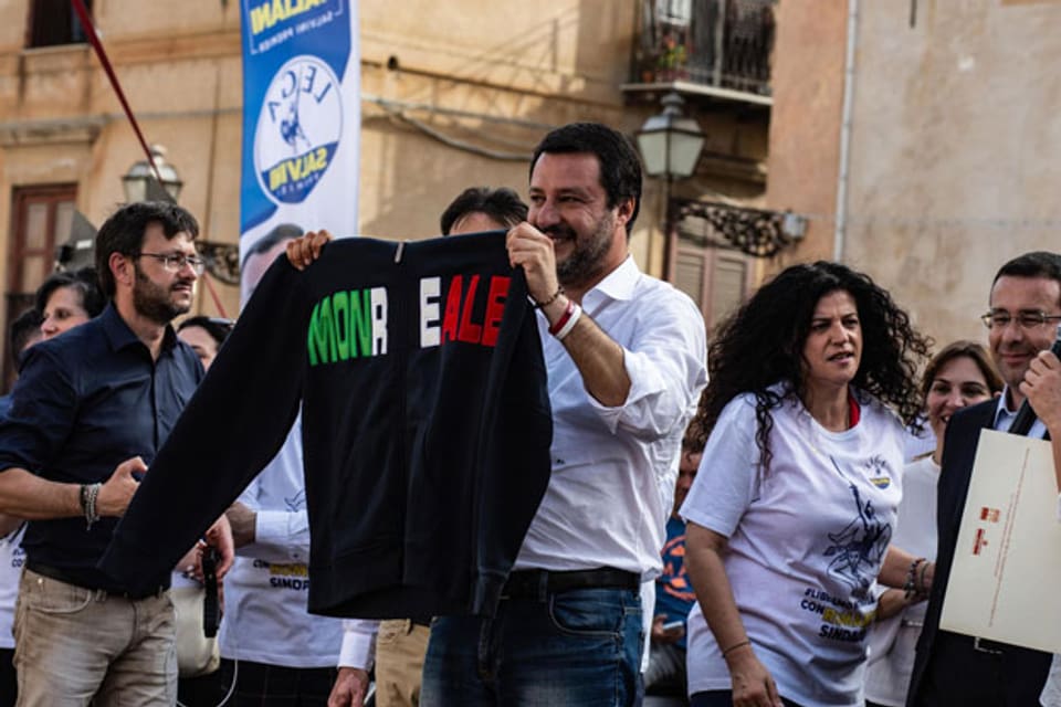 Lega-Chef Salvini auf Sizilien