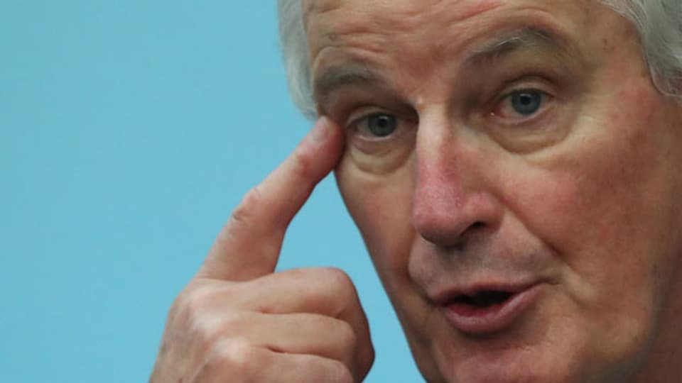 EU-Unterhändler Michel Barnier am 16. Oktober 2019 in Brüssel, Belgien.
